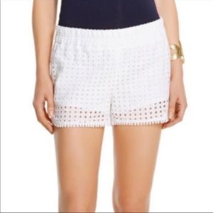 Lilly Pulitzer x Target White Eyelet Shorts